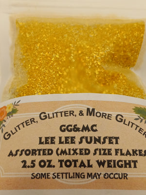 Lee Lee Sunset Mixed Size Glitter