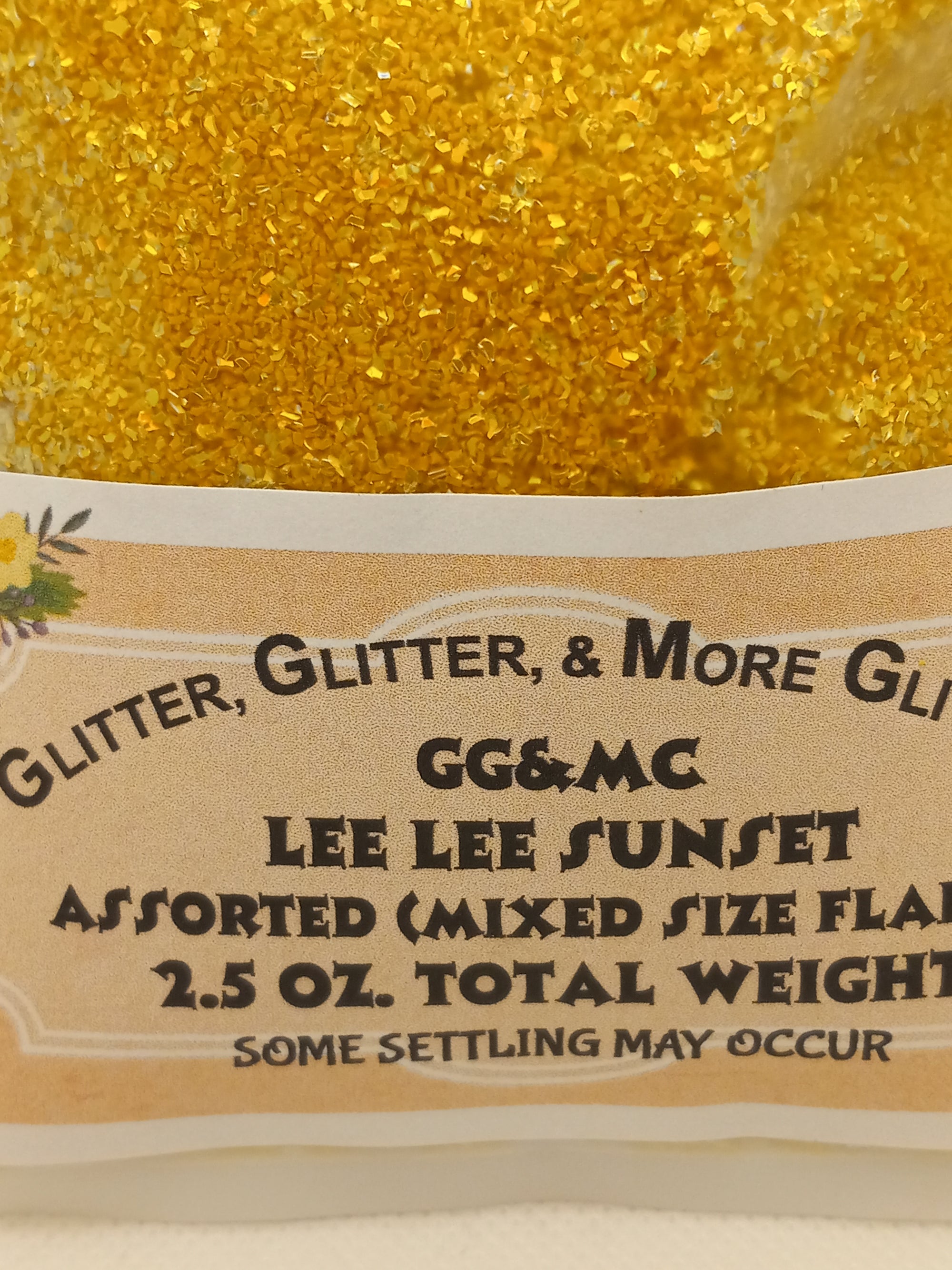 Lee Lee Sunset Mixed Size Glitter