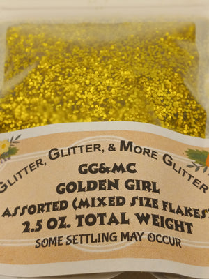 Golden Girl Mixed Size Glitter