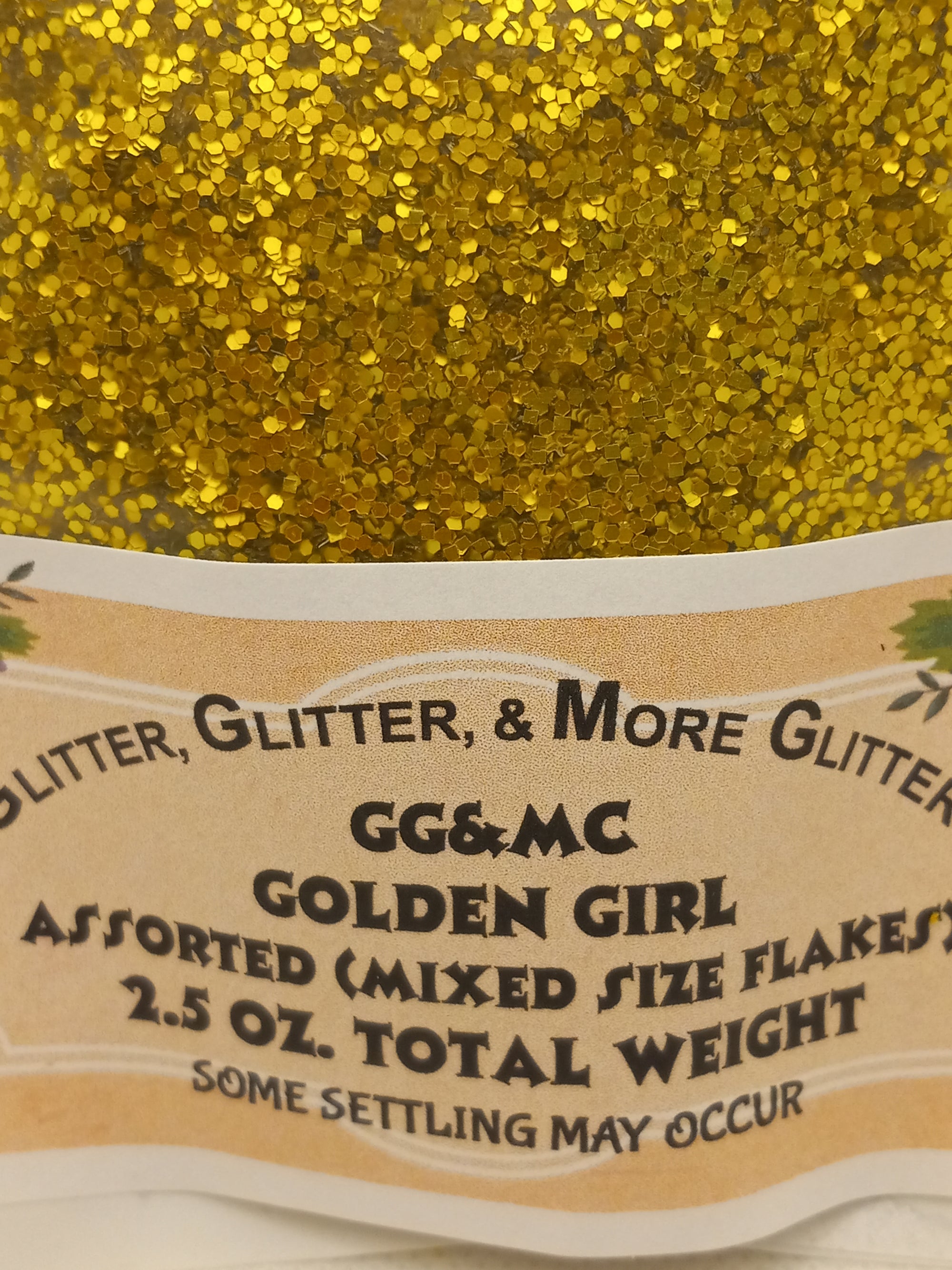 Golden Girl Mixed Size Glitter