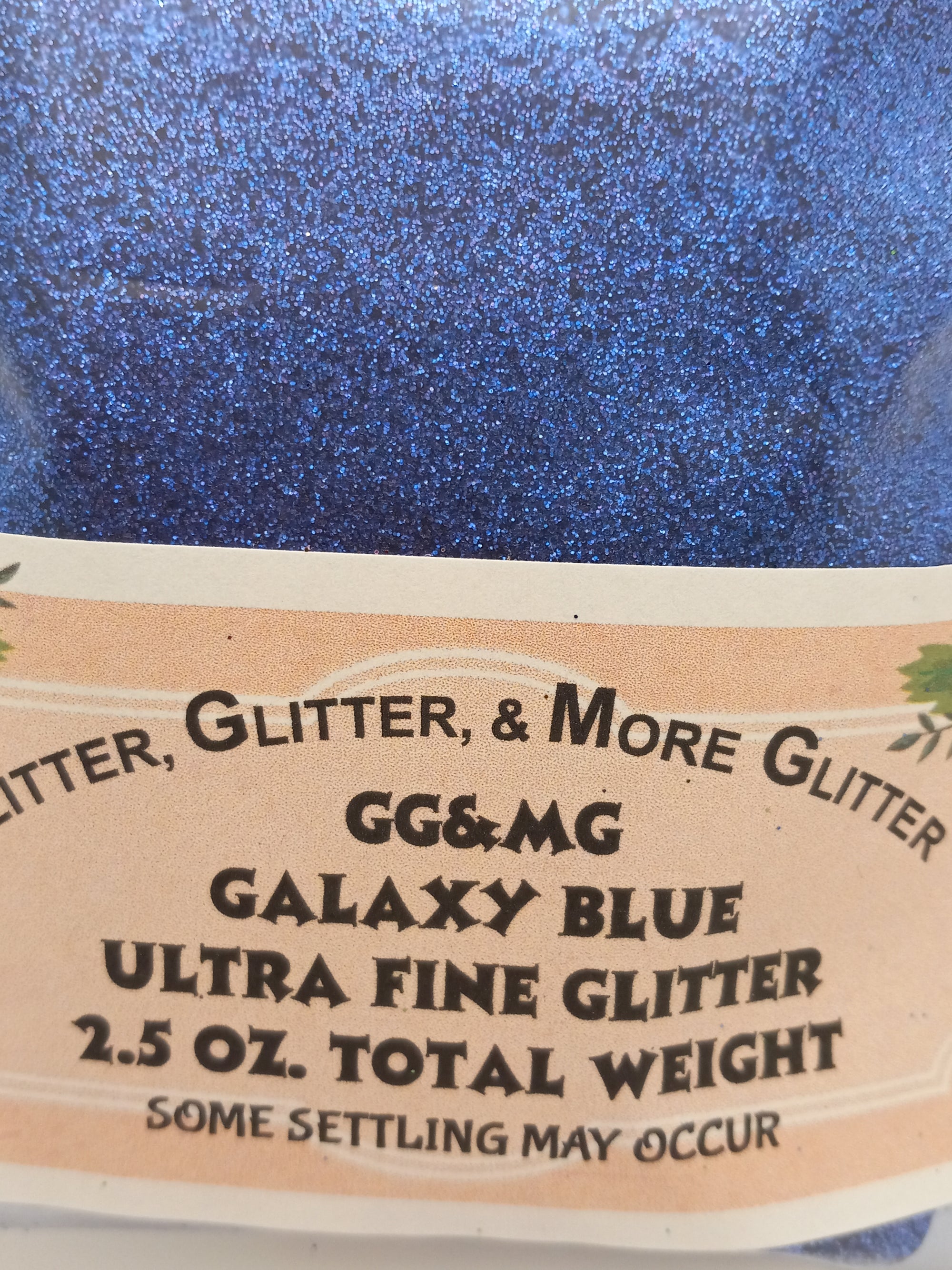 Galaxy– Ultra Fine Blue Glitter.