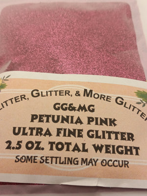 Petunia Pink – Ultra Fine Fuchsia Glitter.