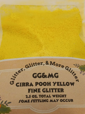 Cirra Pooh Yellow – Fine flakes of Yellow Glitter