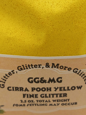 Cirra Pooh Yellow – Fine flakes of Yellow Glitter