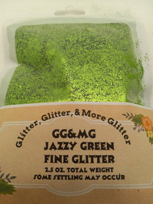 Jazzy Metallic Green Fine Glitter