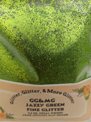 Jazzy Metallic Green Fine Glitter