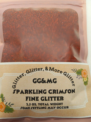 Sparkling Crimson Fine Glitter