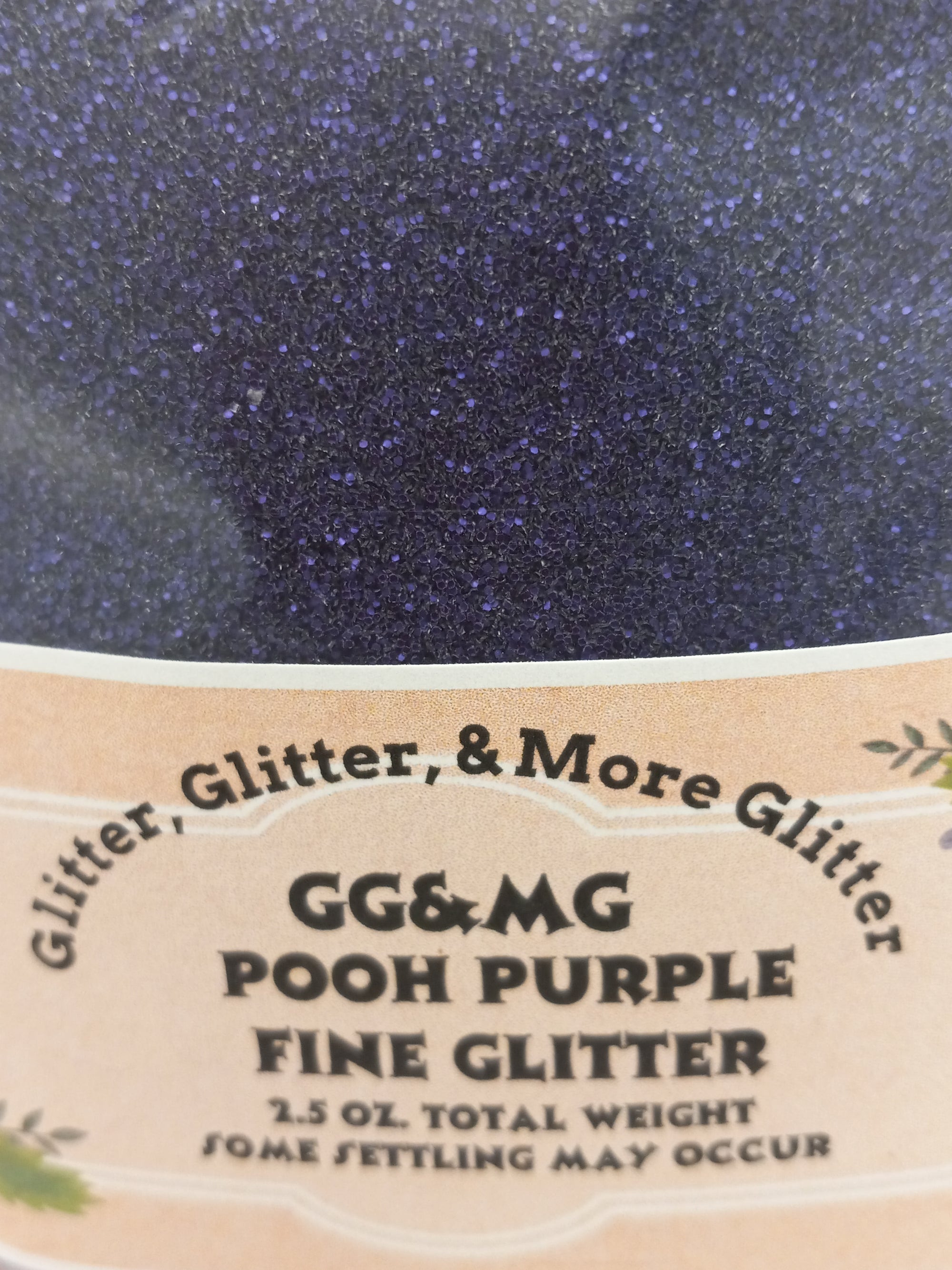 Pooh Purple Fine Glitter