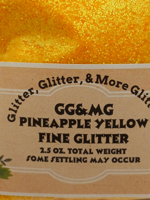 Pineapple Yellow Iridescent Fine Glitter