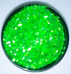 Khamar Neon Green - Regular size Neon Green glitter flakes