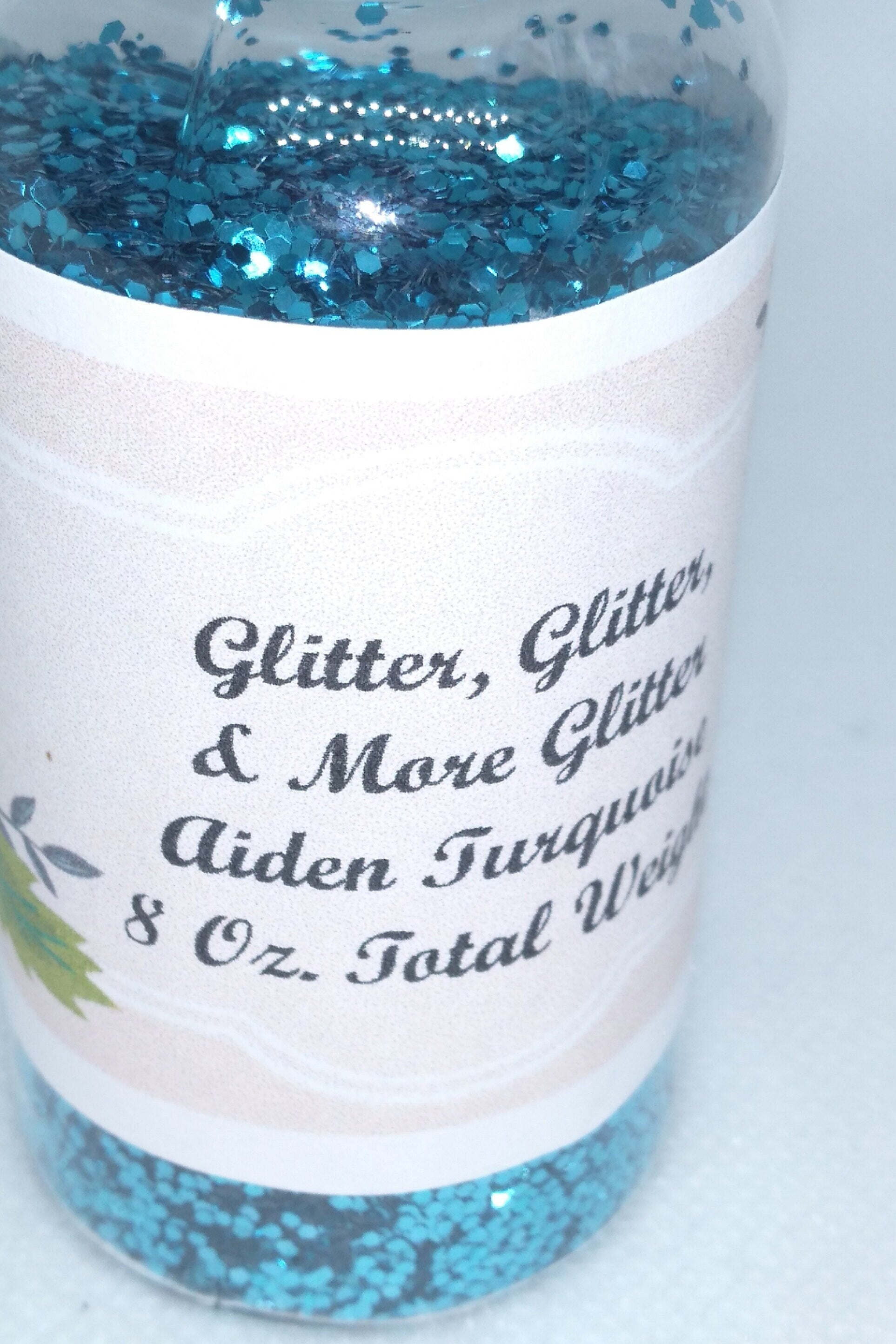 Aiden Turquoise Regular Size Glitter