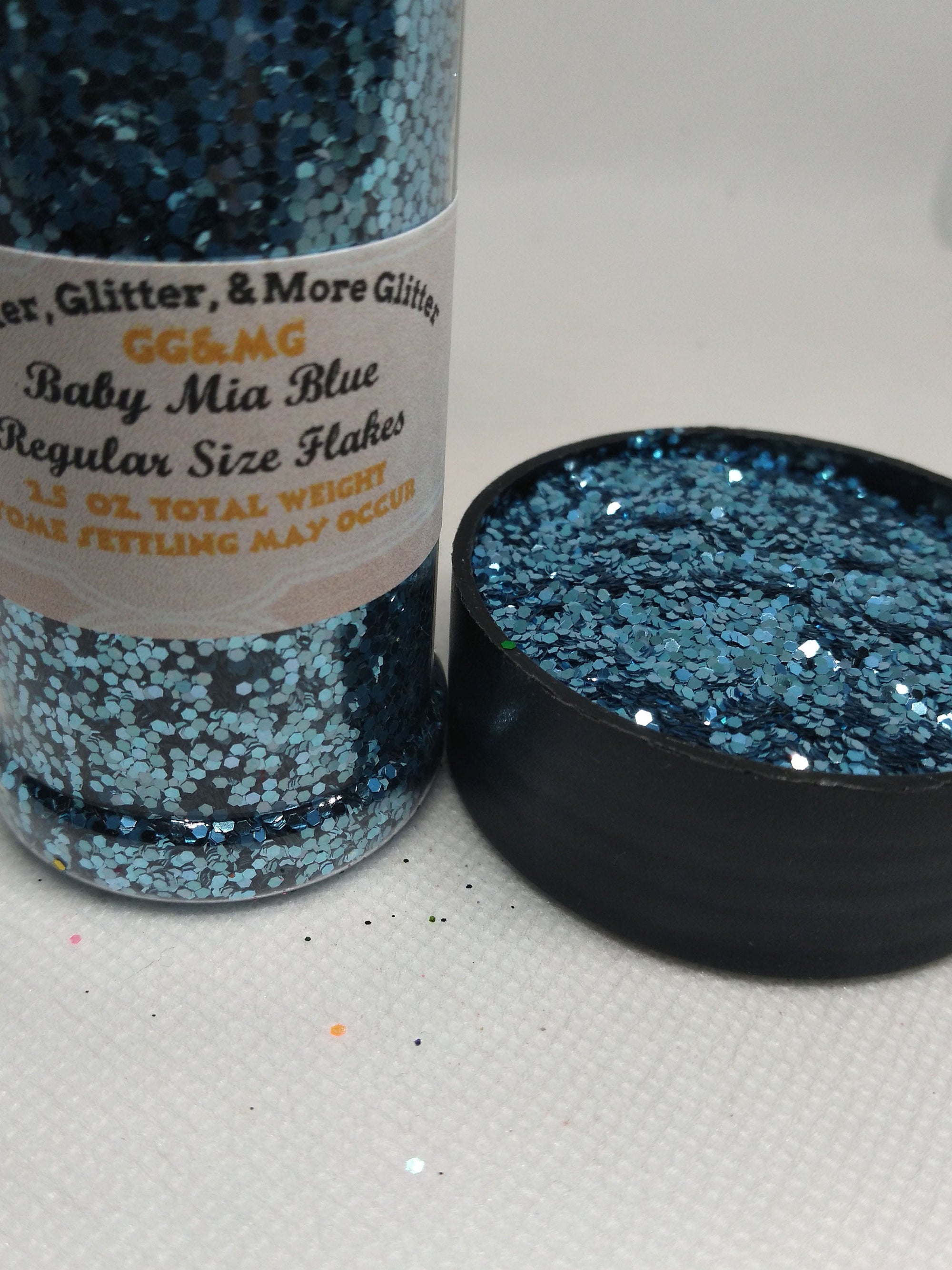 Baby Mya Light Blue Regular Size Glitter (Discontinued)