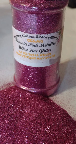 Petunia Pink – Ultra Fine Fuchsia Glitter.