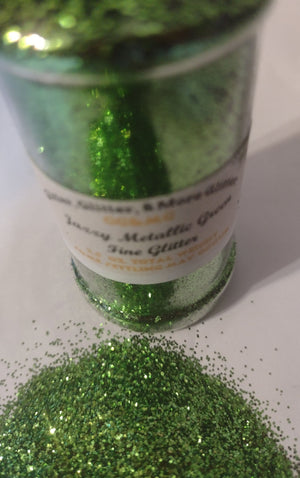 Jazzy Metallic Green Fine Glitter