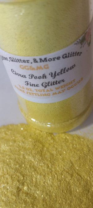 Cirra Pooh Yellow – Fine flakes of Yellow Glitter