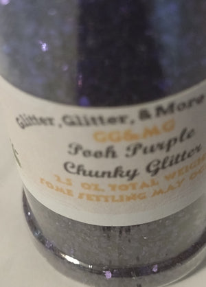 Pooh Purple Chunky Glitter