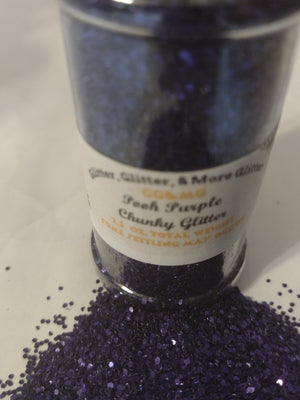 Pooh Purple Chunky Glitter