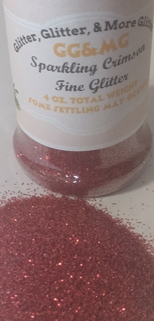 Sparkling Crimson Fine Glitter