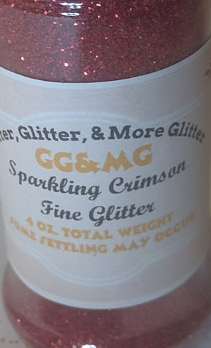 Sparkling Crimson Fine Glitter