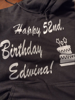 Customizable Birthday Hoodie